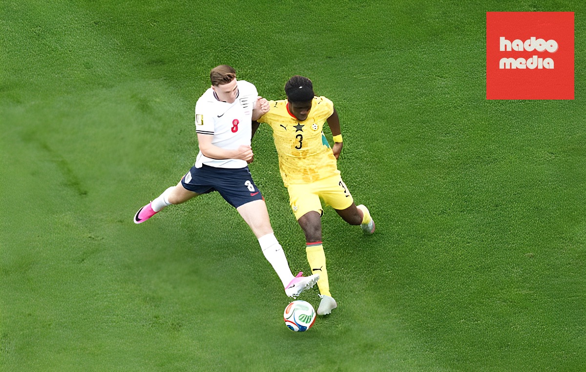 Ghana cầm hòa thành công tuyển Anh. Ảnh nguồn: Getty Images.