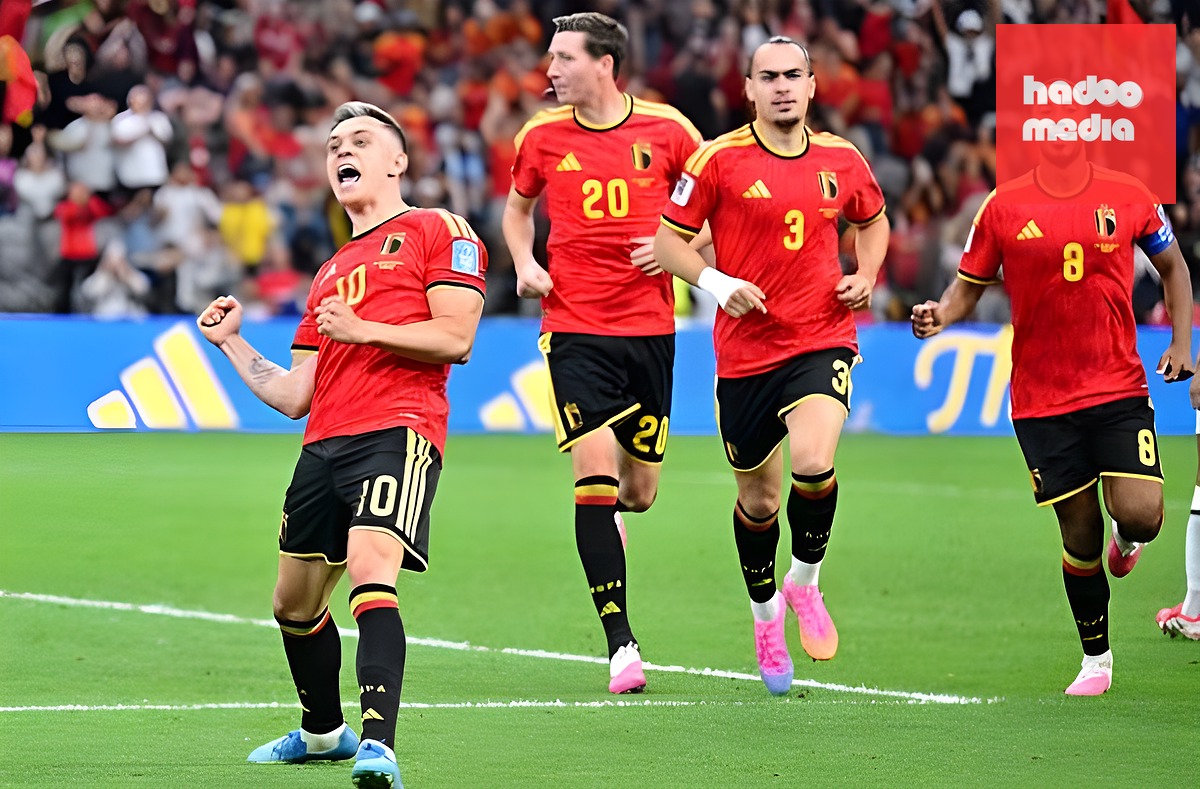 Tuyển Bỉ giành vị trí nhất bảng G sau thắng lợi 5-1 trước New Zealand. Ảnh: Getty Images.