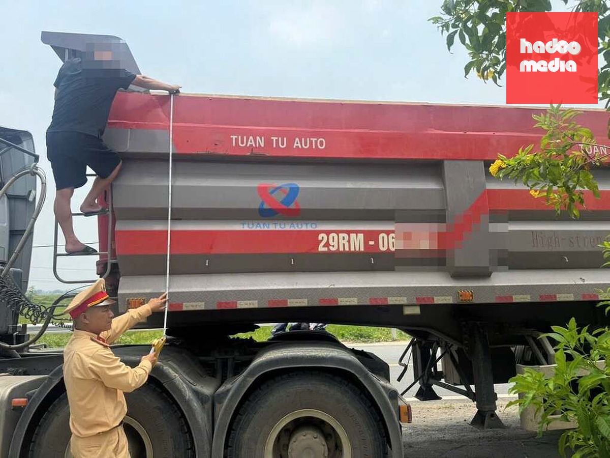 Hình ảnh chiếc xe vi phạm. Ảnh: CACC