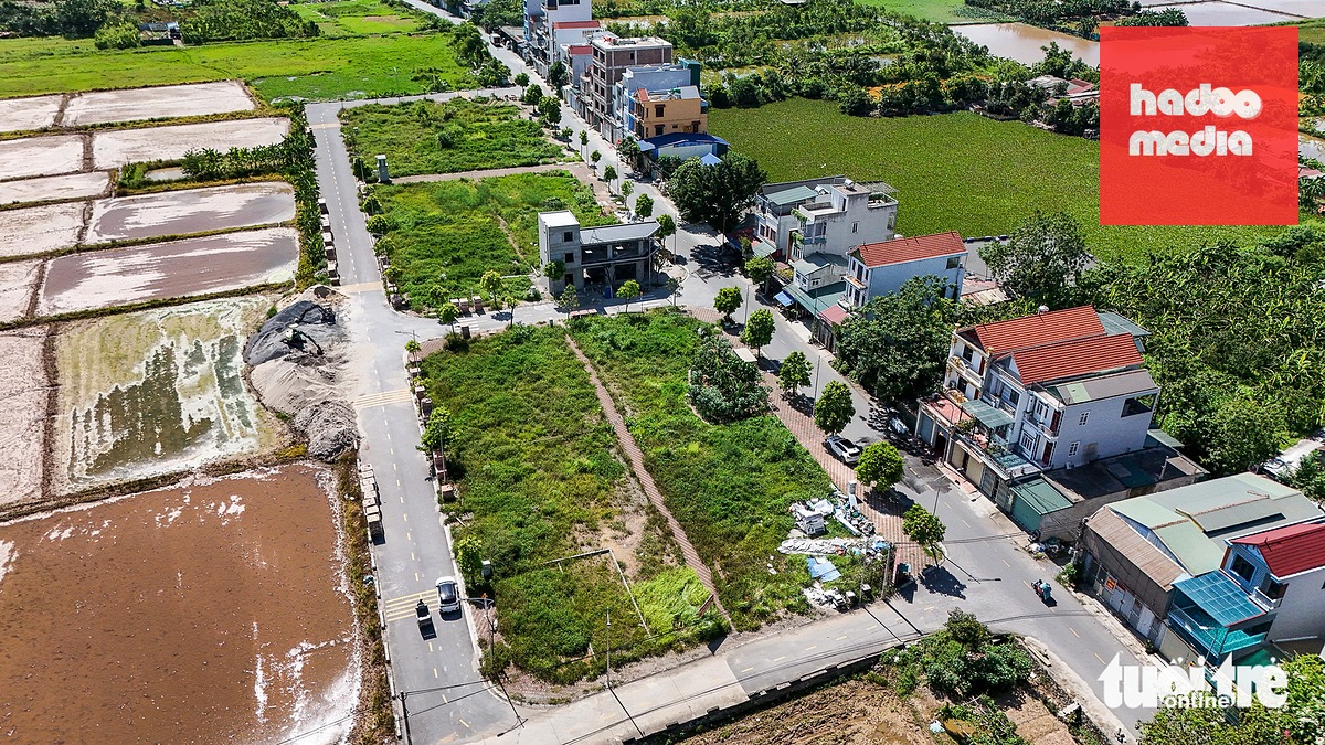 Khu đất đấu giá ở xã Bình Minh chỉ mới một hộ dân đến xây nhà