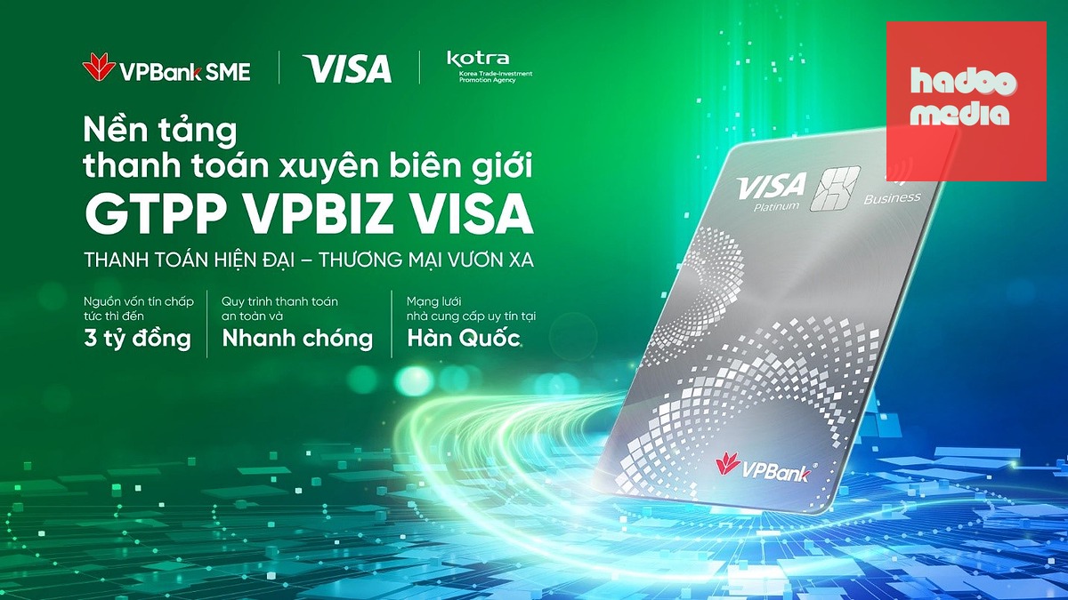 Với nền tảng thanh toán toàn cầu, doanh nghiệp nhập khẩu Việt Nam thanh toán cho nhà cung cấp Hàn Quốc thông qua thẻ doanh nghiệp Visa - Ảnh: Visa