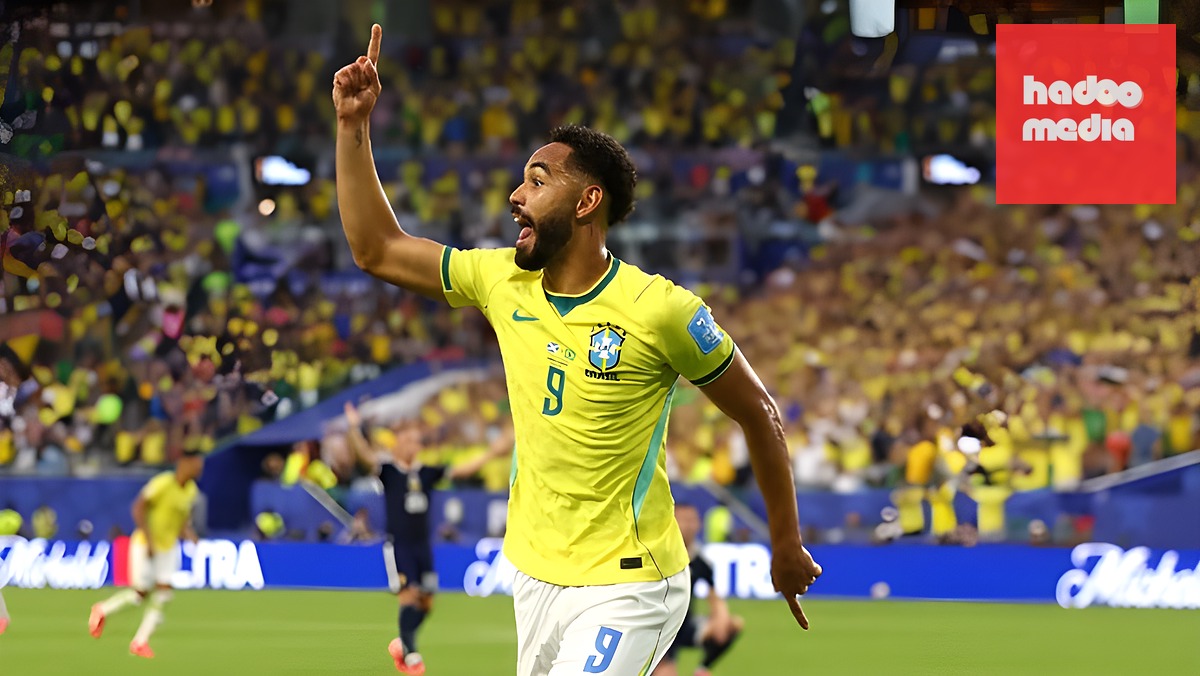 Cunha tỏa sáng trong màu áo Brazil. Ảnh: Getty Images.