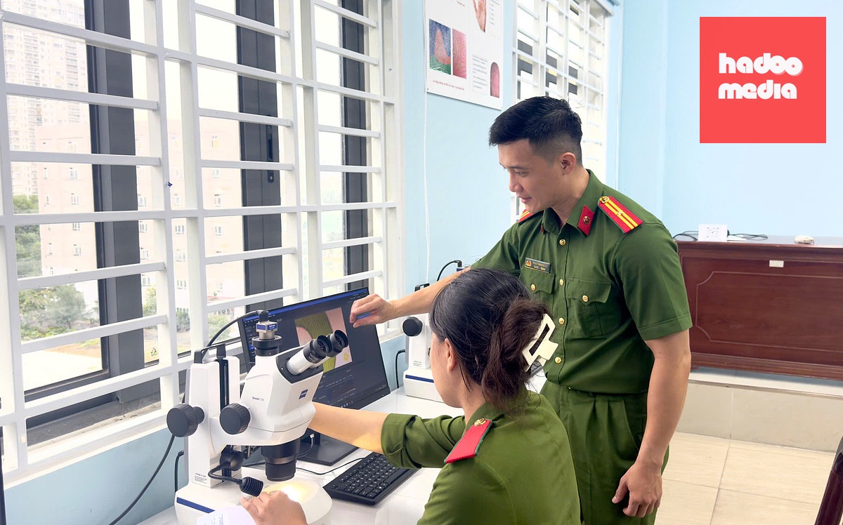 Những phương tiện hiện đại được kỳ vọng sẽ rèn luyện kỹ năng, tay nghề cho học viên, bắt tay ngay vào thực tiễn đấu tranh phòng, chống các loại tội phạm - Ảnh: CTV