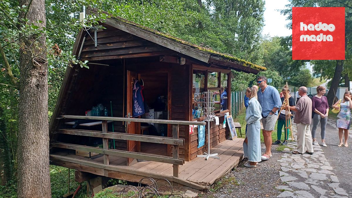 Původní vstupní domek v kouřimském skanzenu