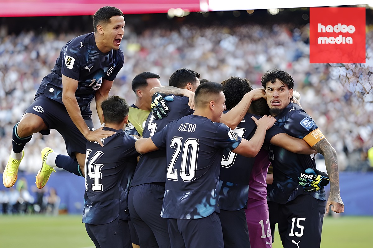 Paraguay xuất sắc giành vé đi tiếp. Ảnh: Sky Sports.