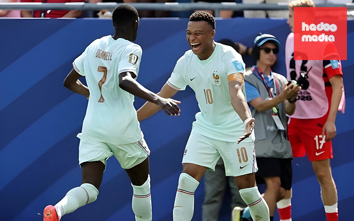 Mbappe và Dembele là 2 ngôi sao sáng của ĐT Pháp. (Ảnh: Getty Images)