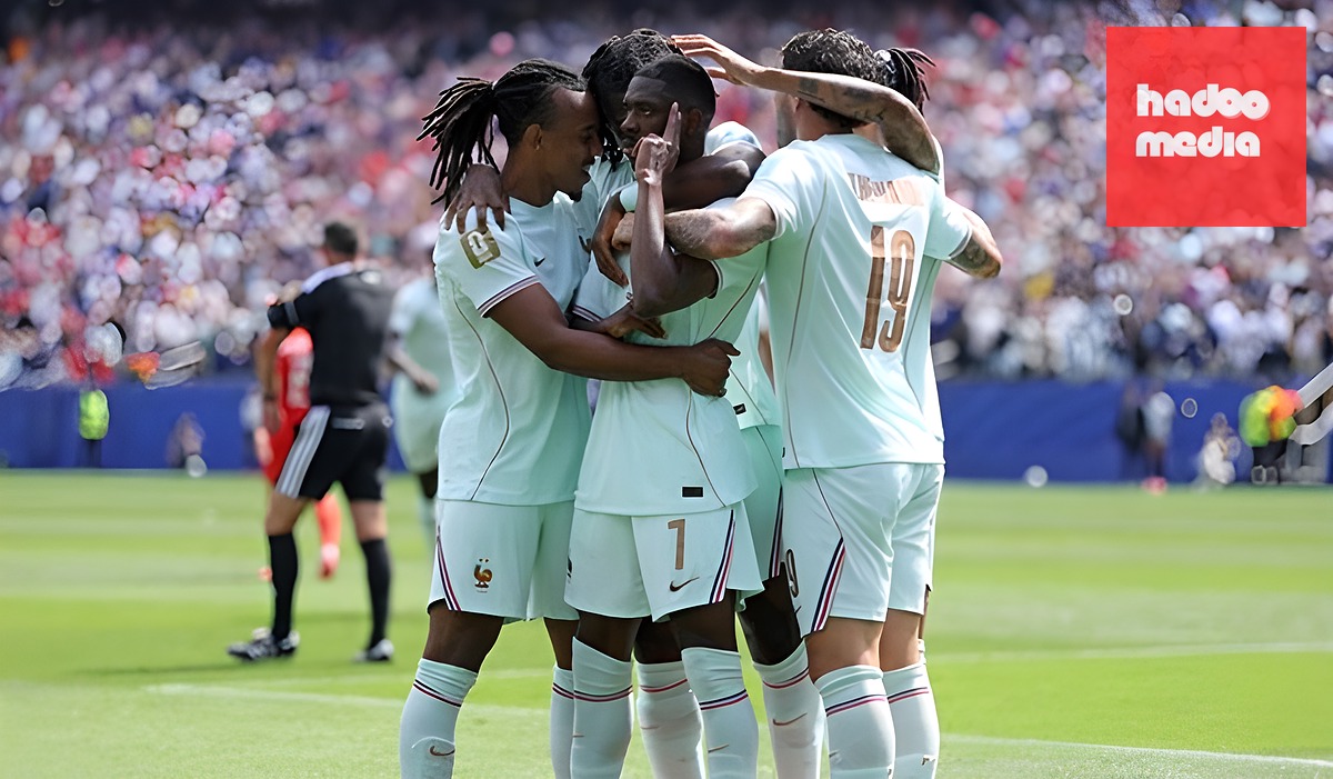 Rất khó để cản Pháp vào lúc này. (Ảnh: DAZN)