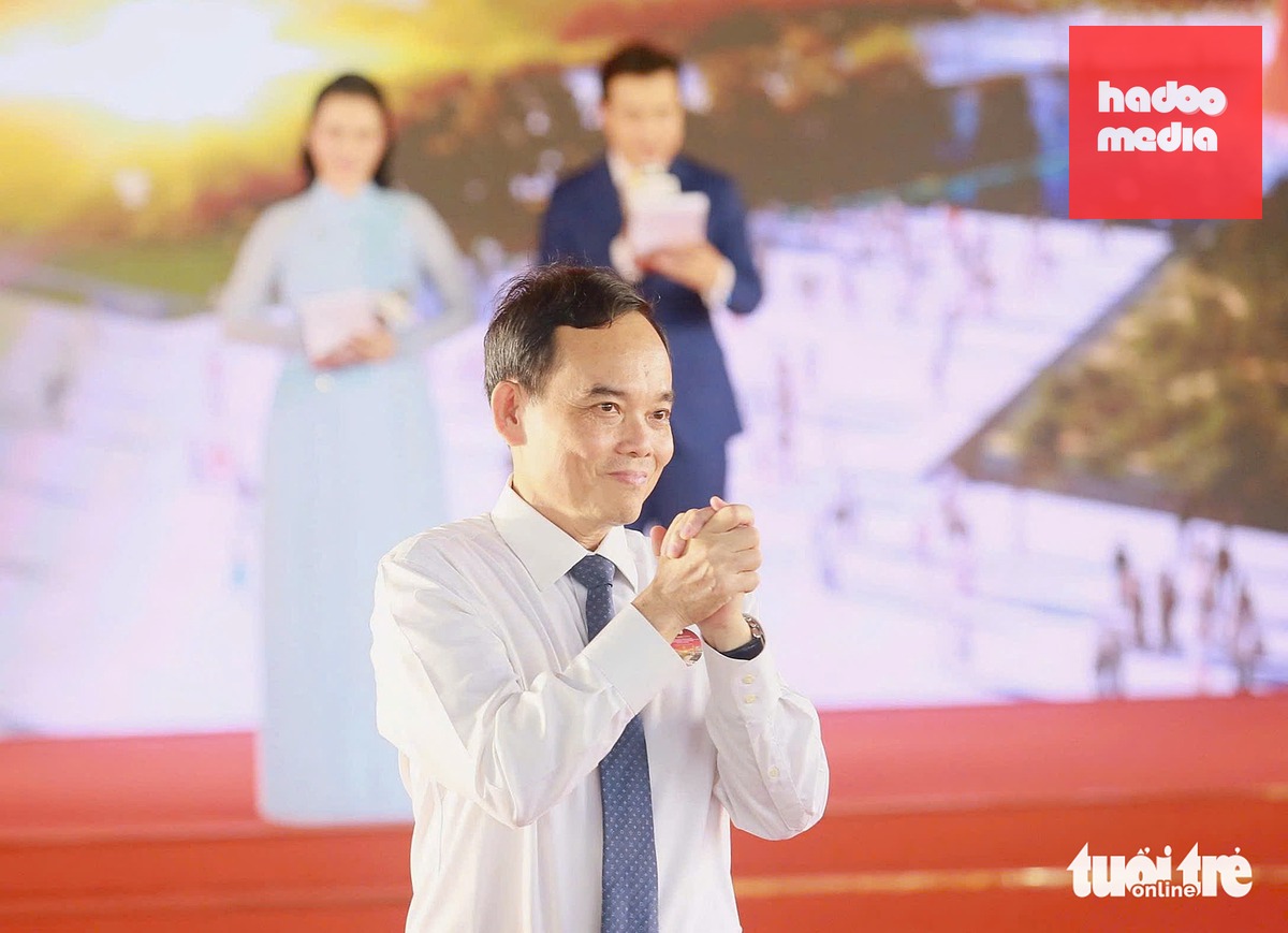 Bí thư Thành ủy TP.HCM Trần Lưu Quang - Ảnh: CHÂU TUẤN