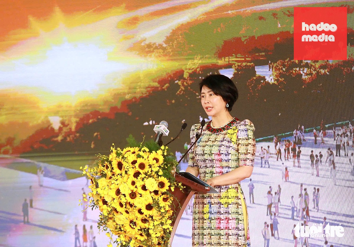 Bà Trần Vân Anh - Phó tổng giám đốc Tập đoàn Vingroup - Ảnh: CHÂU TUẤN