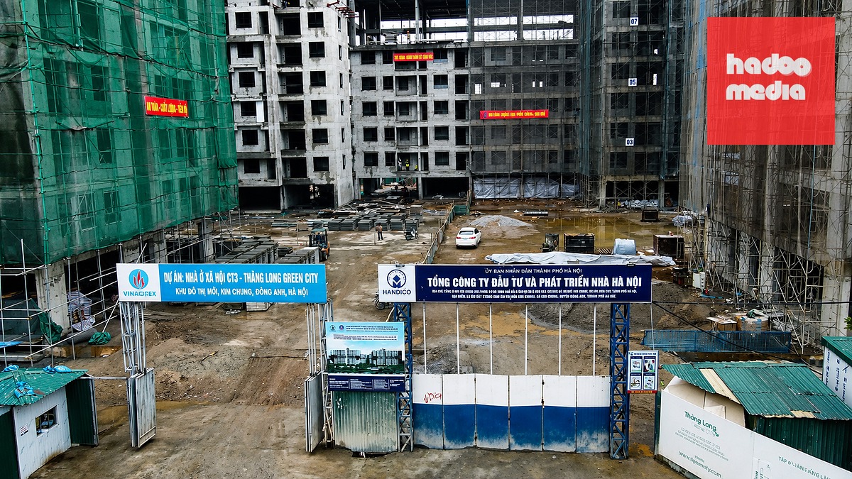 Dự án nhà ở xã hội tại dự án CT3 Kim Chung (xã Thiên Lộc, Hà Nội) - Ảnh: T.KHẢI