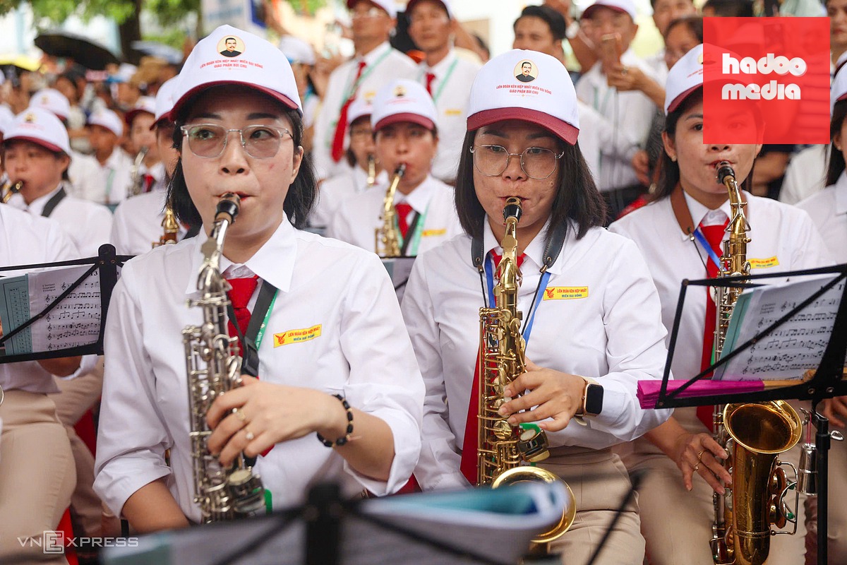 Dàn kèn 700 người góp phần trong lễ tuyên Chân phước linh mục Trương Bửu Diệp