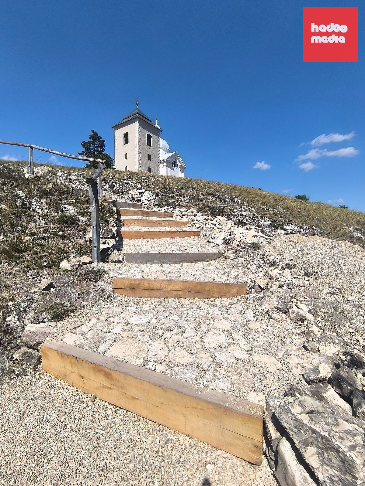 Opravená část stezky