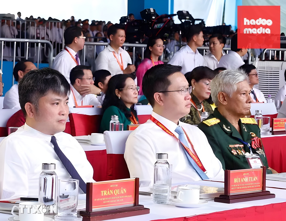 Các đại biểu tham dự lễ kỷ niệm - Ảnh: TTXVN