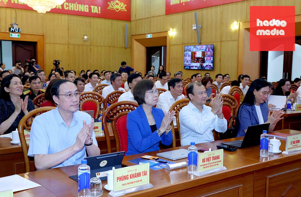 Các đại biểu tham dự Hội nghị toàn quốc sơ kết công tác tuyên giáo và dân vận 6 tháng đầu năm, triển khai nhiệm vụ 6 tháng cuối năm 2026 - Ảnh: TTXVN