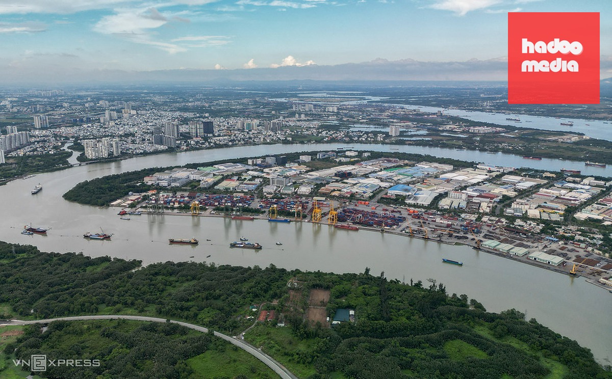 Khu chế xuất Tân Thuận nằm ven sông Sài Gòn, tháng 5/2026. Ảnh: Quỳnh Trần