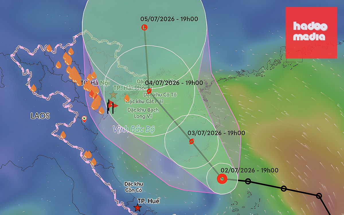 Thời tiết hôm nay 3-7: Bão trên Biển Đông, Nam Bộ có nơi mưa rất to - Ảnh 2.