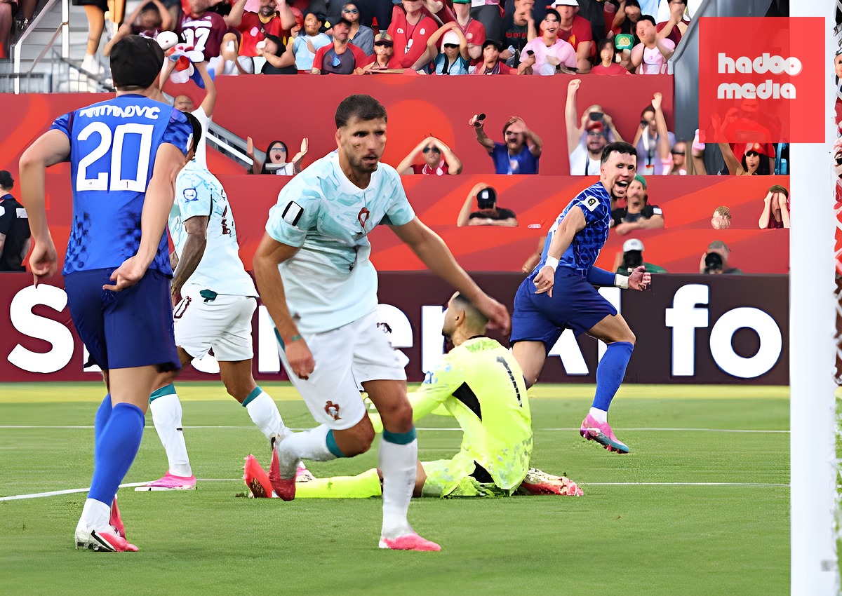 Perisic mở tỷ số cho Croatia. Ảnh: Getty Images.