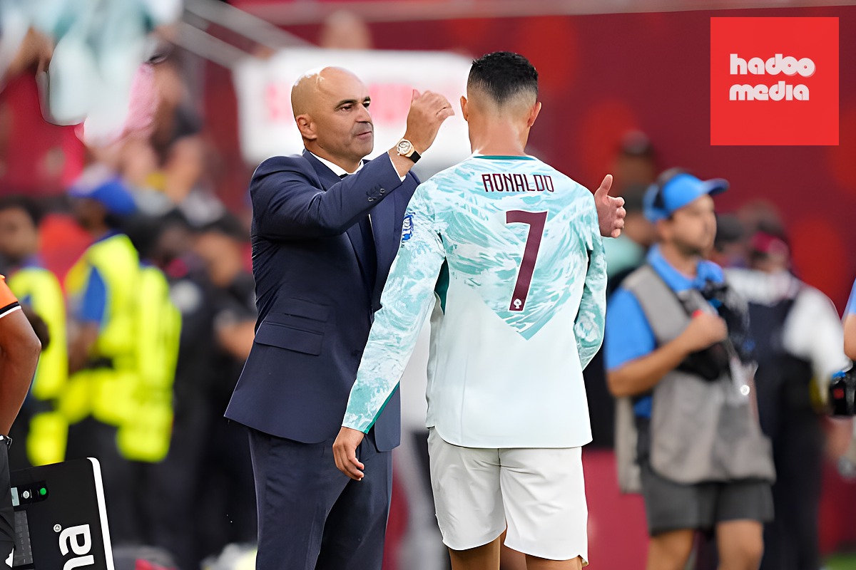 Bản lĩnh của Martinez được thể hiện rõ thông qua quyết định rút Ronaldo khỏi sân. Ảnh: Getty Images.