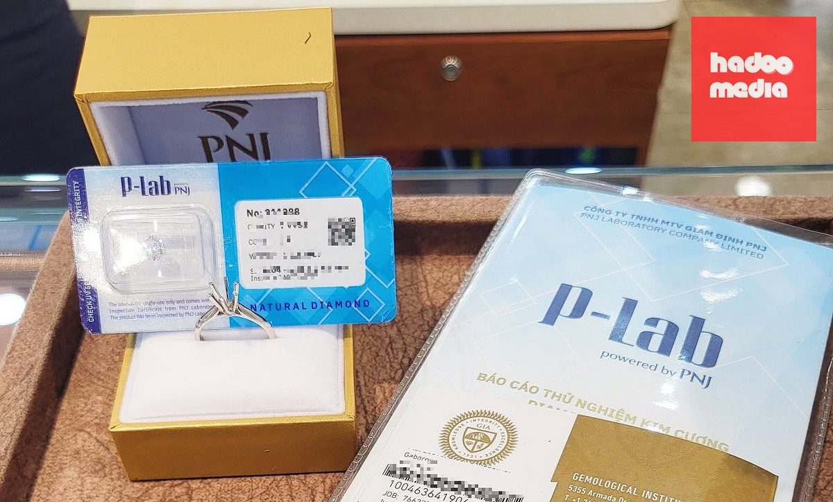 Sản phẩm kim cương do P-Lab kiểm định - Ảnh: D.N