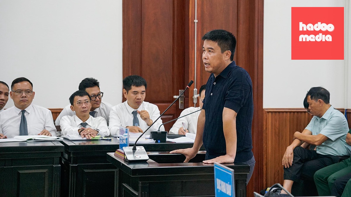 Cựu Chủ tịch Tập đoàn Phúc Sơn Nguyễn Văn Hậu (Hậu "Pháo") bị cáo buộc lừa đảo chiếm đoạt 7.000 tỉ của hàng trăm nhà đầu tư - Ảnh: GIANG LONG