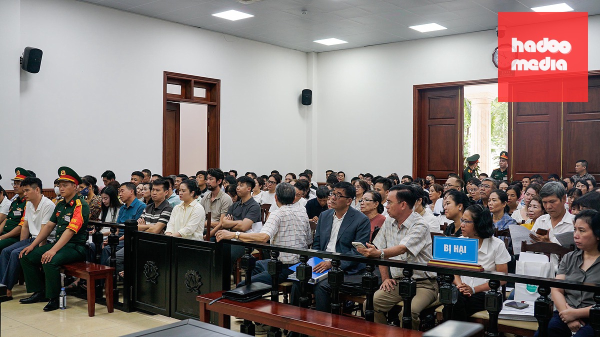 Hàng trăm nhà đầu tư kháng cáo đề nghị xác định lại tư cách của họ không phải bị hại mà là bên thứ ba ngay tình - Ảnh: GIANG LONG