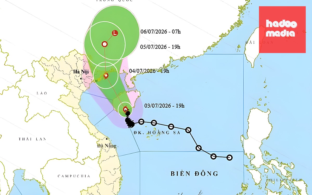 Bão số 1 gió giật cấp 11 vào vịnh Bắc Bộ, cách Quảng Ninh 180km - Ảnh 2.