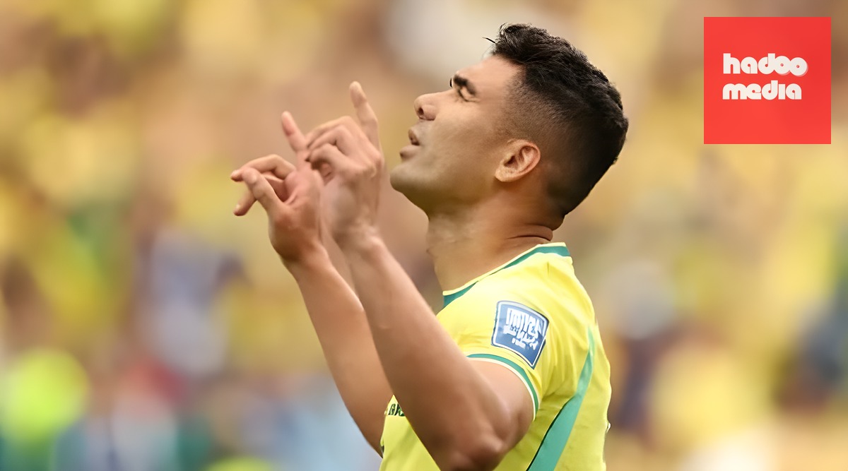 Casemiro ăn mừng bàn thắng vào lưới Nhật Bản. Ảnh: Getty Images.