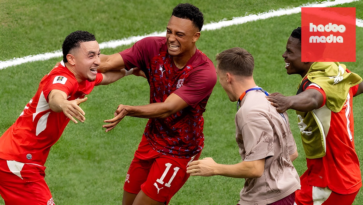Thụy Sĩ giành vé vào tứ kết World Cup. Ảnh: Sky Sports.