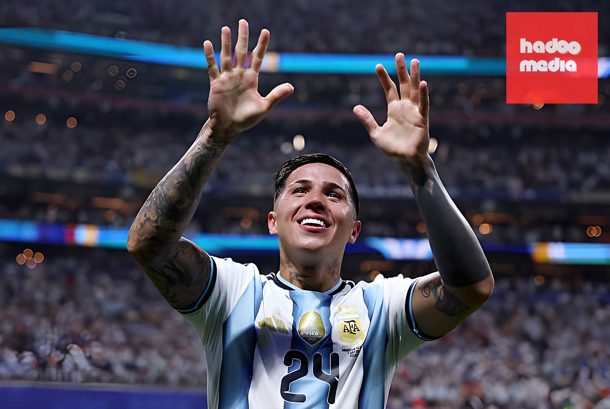 Enzo Fernandez tỏa sáng trong trận đấu với Ai Cập. Ảnh: Getty Images