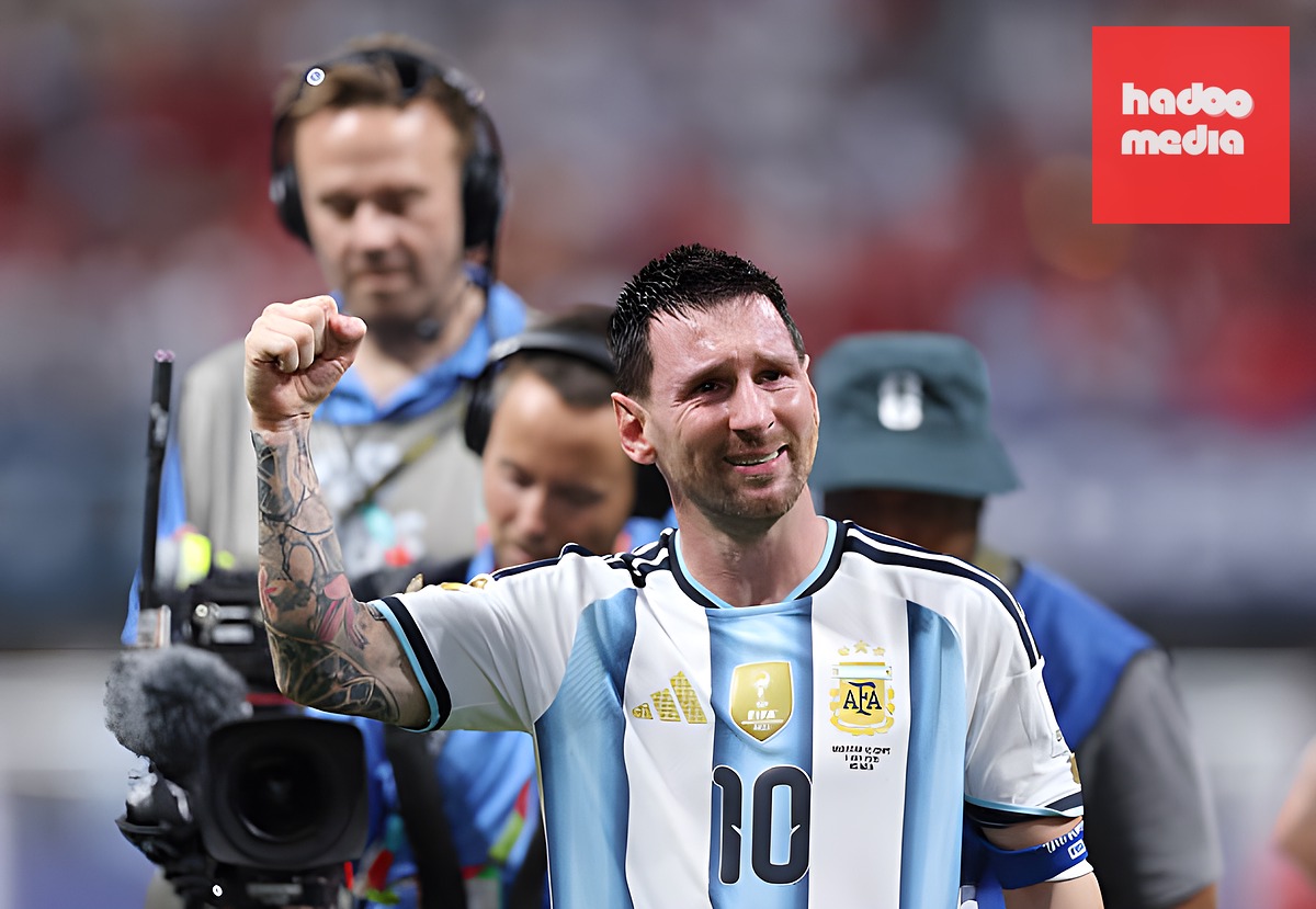 Messi có một chiến thắng cực kỳ cảm xúc. Ảnh: Getty.
