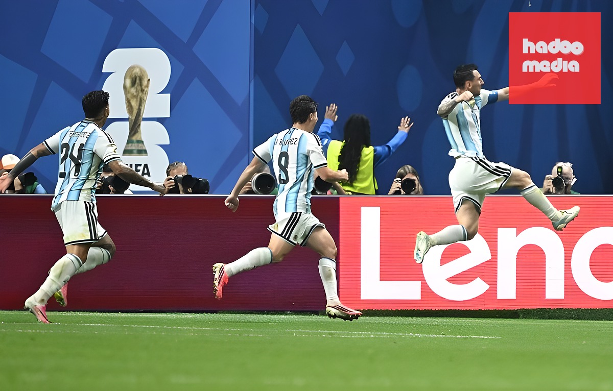 Với Messi trong đội hình, Argentina ngược dòng không tưởng. Ảnh: Getty.