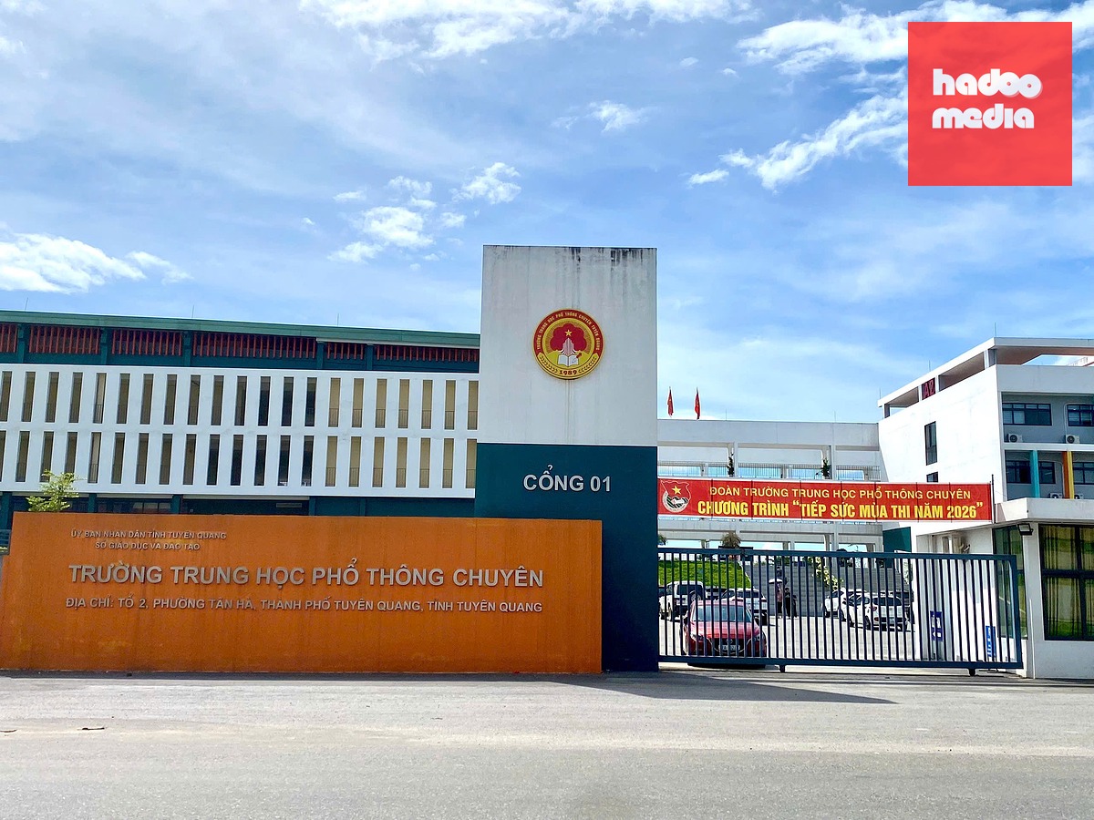 Trường THPT chuyên Tuyên Quang - Ảnh: NGUYÊN BẢO