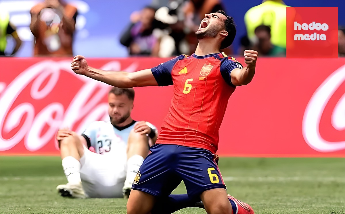 Merino tỏa sáng mang về chiến thắng cho Tây Ban Nha. Ảnh: Getty Images.
