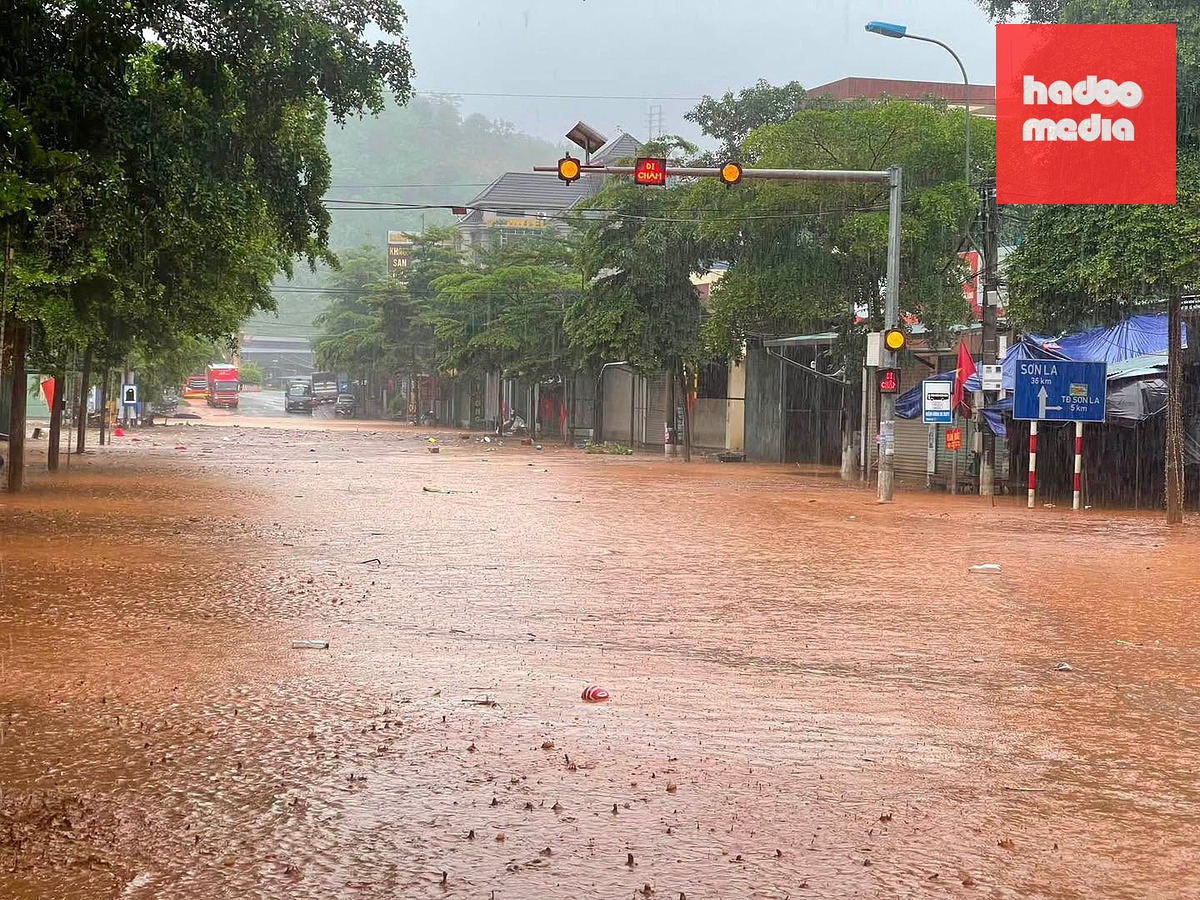 Hôm nay 12-7, thời tiết Bắc Bộ còn mưa to - Ảnh: Xã Mường La