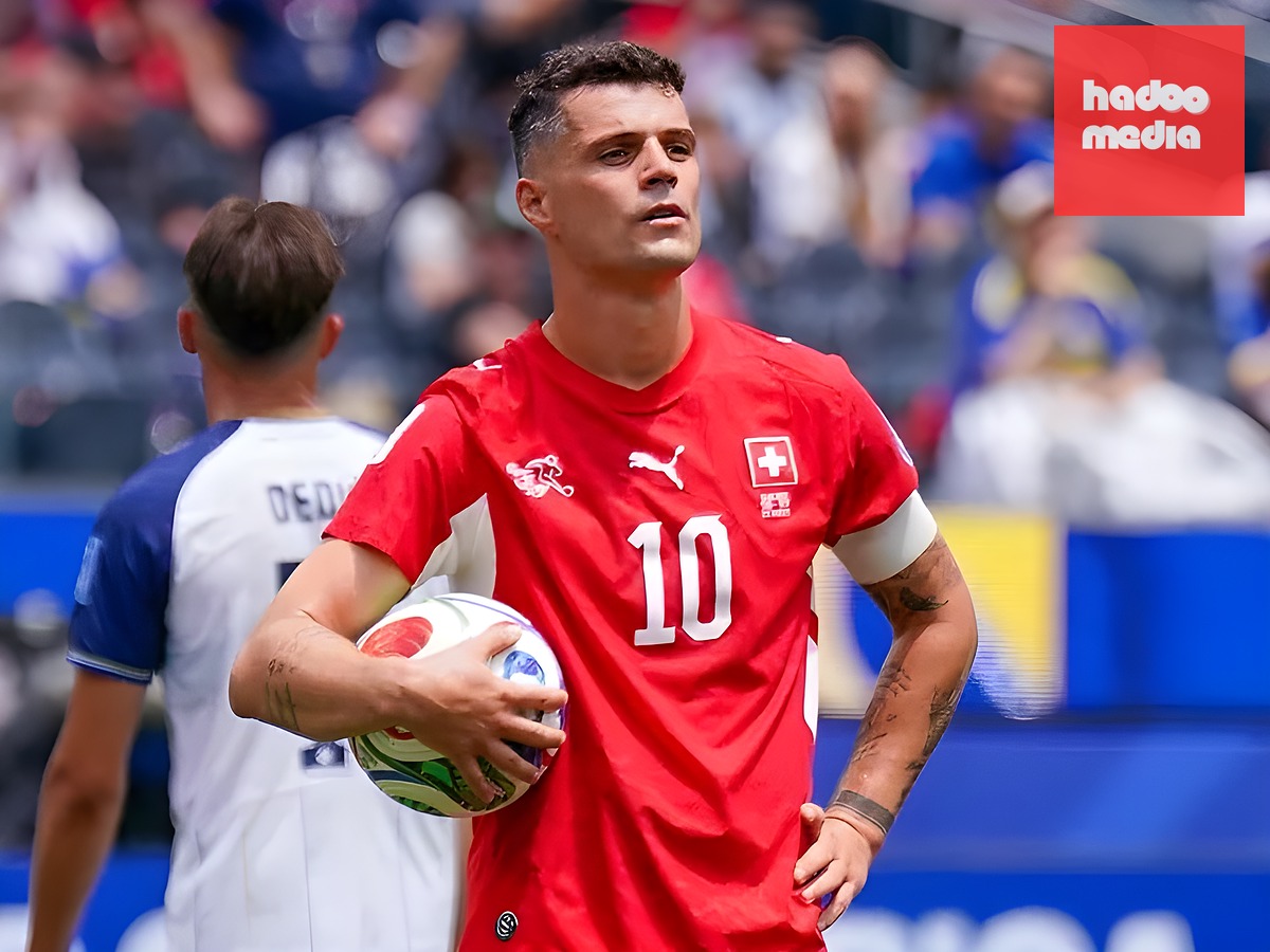 Xhaka sẽ có nhiệm vụ khó khăn trước Argentina. Ảnh: Iconsport/Newspix.