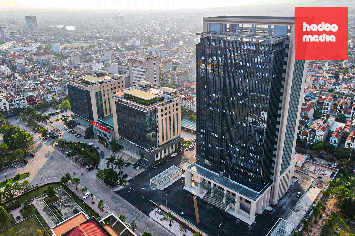 Một góc Trung tâm hành chính tỉnh Bắc Ninh mới ở phường Bắc Giang - Ảnh: THU HƯƠNG