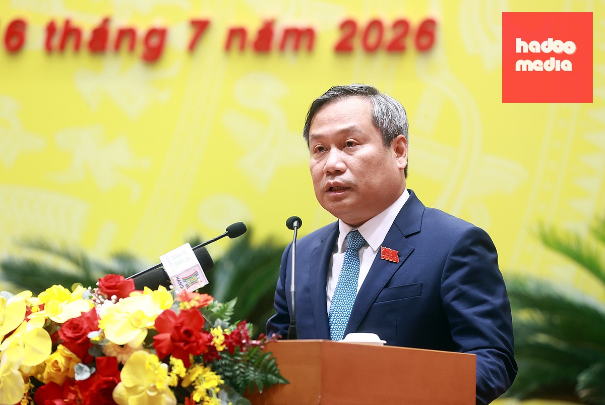 Chủ tịch UBND TP Hà Nội Vũ Đại Thắng - Ảnh: HĐND TP