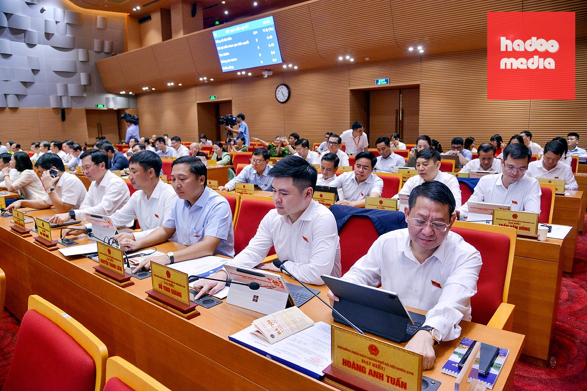 Các đại biểu dự kỳ họp - Ảnh: HĐND TP