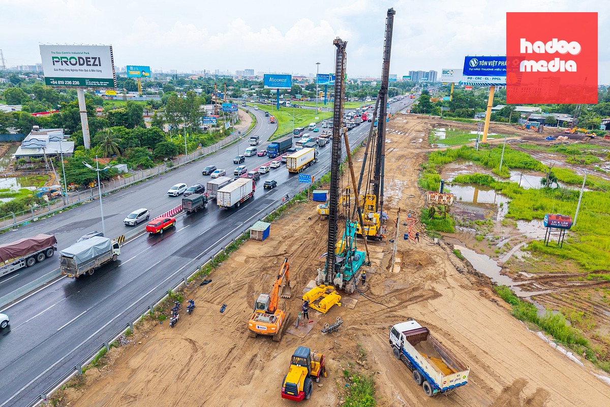 Dự án mở rộng cao tốc TP.HCM - Trung Lương - Mỹ Thuận có chiều dài hơn 96km - Ảnh: M.T.