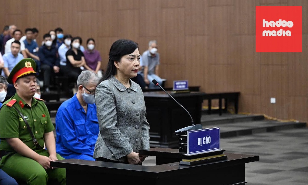 Cựu Bộ trưởng Nguyễn Thị Kim Tiến tại phiên tòa sơ thẩm hồi cuối tháng 5 - Ảnh: TTO