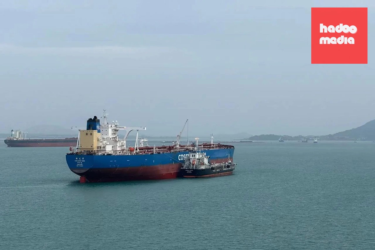 Tàu chở dầu thô Xin Long Yang - Ảnh: MARINE TRAFFIC
