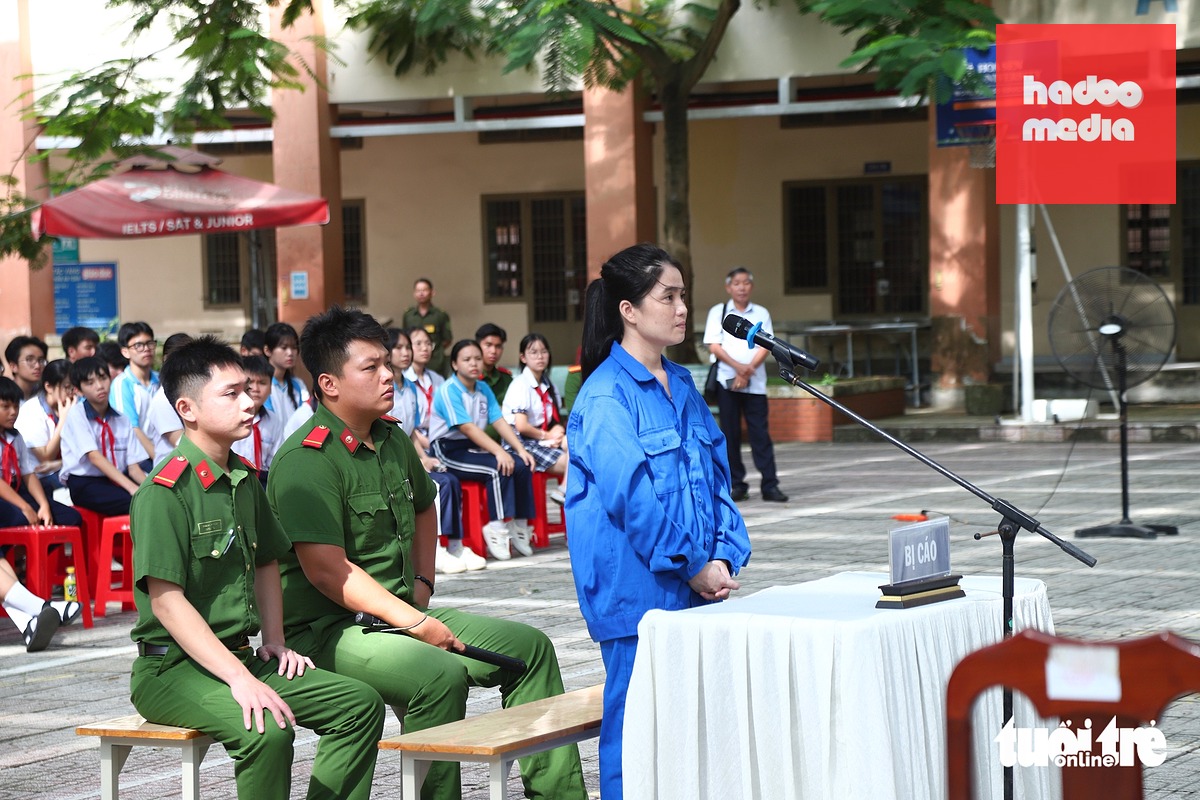 Bị cáo Liên Phục Kim bị phạt 2 năm 9 tháng tù về tội sử dụng trái phép chất ma túy - Ảnh: NGỌC LÂN