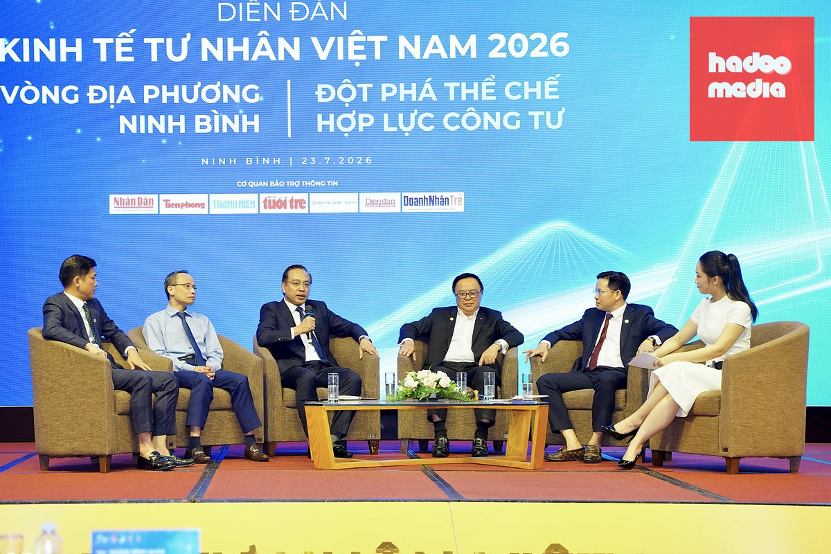 Vòng đối thoại địa phương Diễn đàn Kinh tế tư nhân Việt Nam 2026 (VPSF 2026) - Phiên đối thoại Ninh Bình - Ảnh: H.VÂN