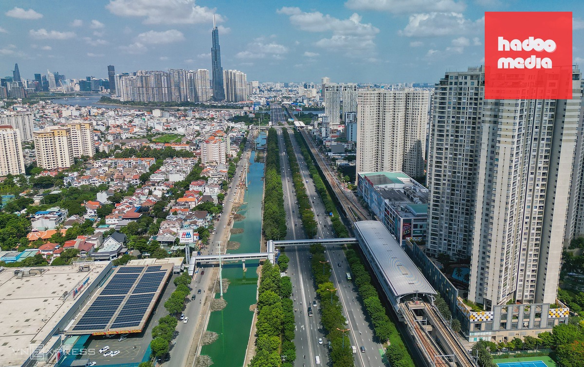 Rạch ô nhiễm cạnh tuyến metro ở TP HCM hồi sinh sau cải tạo