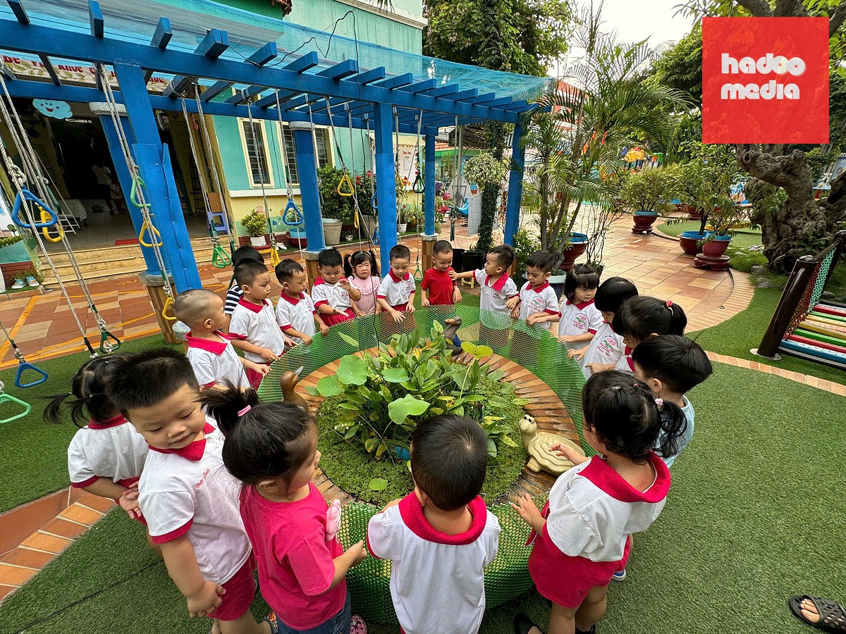Học sinh mầm non ở TP.HCM - Ảnh: TTO