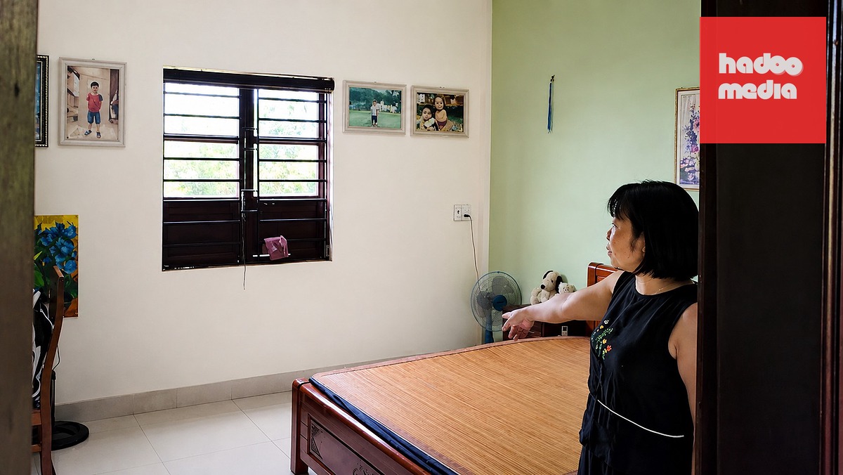 Gia đình bà Hà chuẩn bị sẵn 2 phòng ngủ khá khang trang để sẵn sàng đón người về tri ân liệt sĩ tại Quảng Trị ở miễn phí - Ảnh: QUỐC NAM