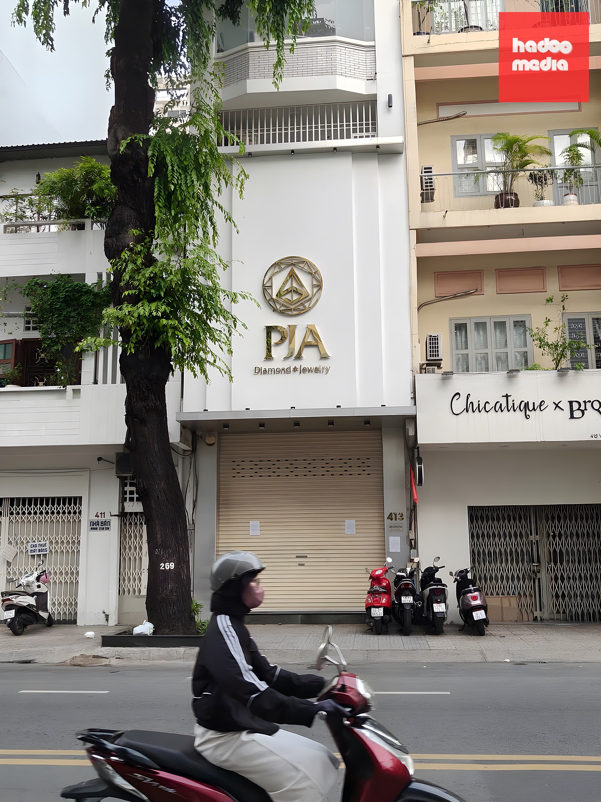 Công ty TNHH Trang sức Kim cương PJA trên đường Võ Văn Tần, phường Bàn Cờ, TP.HCM đã ngừng kinh doanh để tiến tới phá sản, giải thể - Ảnh: ÁNH HỒNG