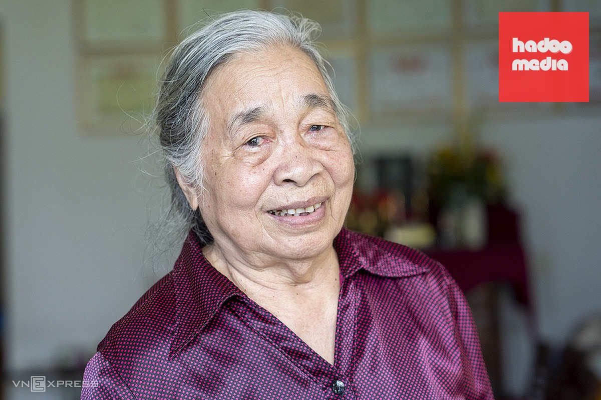Nữ anh hùng Lực lượng vũ trang nhân dân Hồ Thị Kim Thanh. Ảnh: Nguyễn Đông