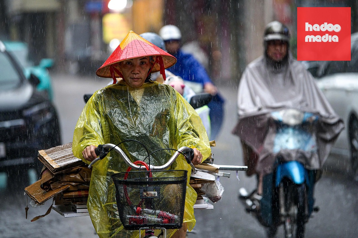 Dự báo hôm nay thời tiết Bắc Bộ mưa to - Ảnh: NAM TRẦN