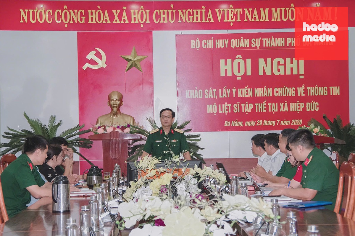 Toàn cảnh hội nghị khảo sát, lấy ý kiến nhân chứng. Ảnh: Quang Cường